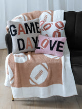 Shiraleah Game Day Reversible Throw, Tan