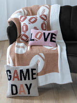 Shiraleah "Game Day" Pillow, Putty