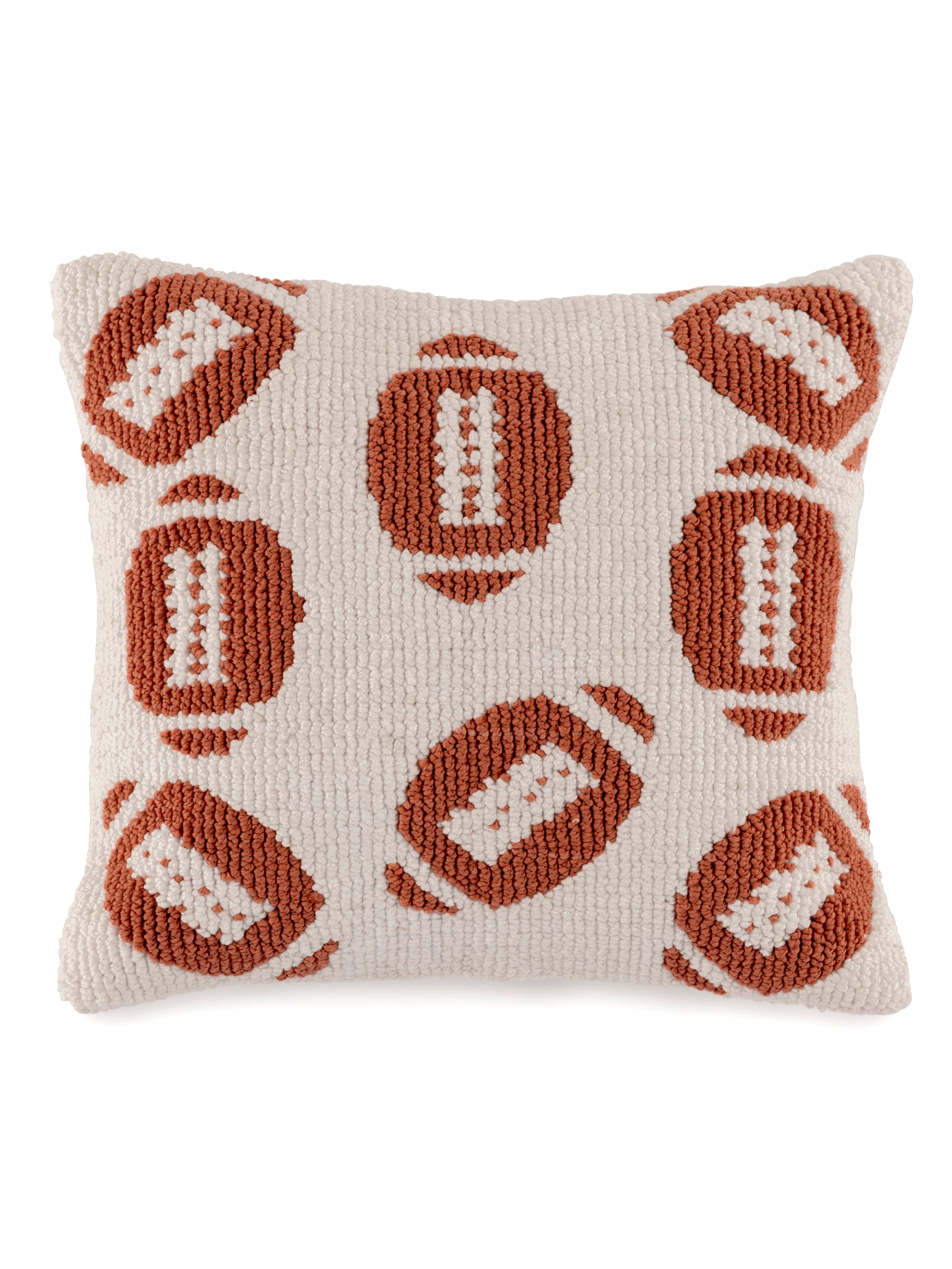 Shiraleah Football Pillow, Ivory