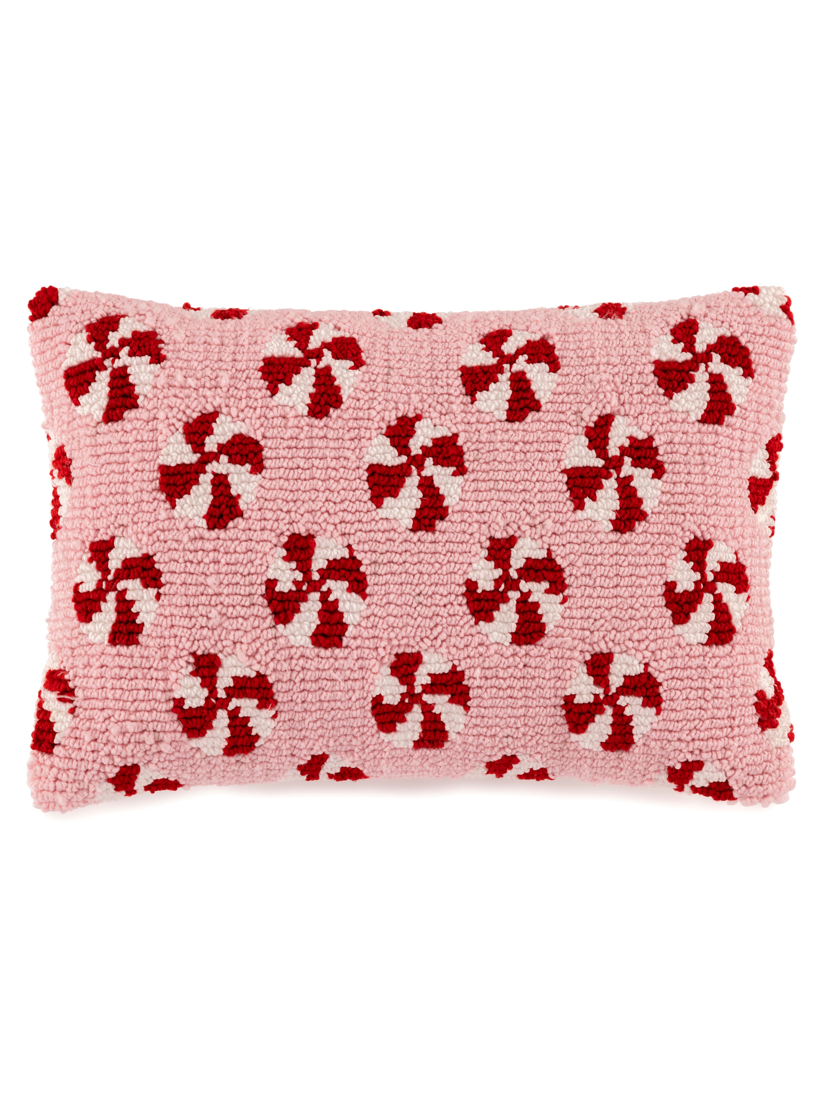 Shiraleah Peppermint Pillow, Pink