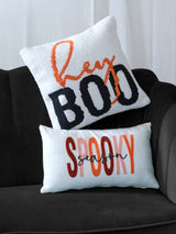 Shiraleah "Hey Boo" Pillow, Ivory