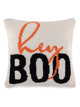 Shiraleah "Hey Boo" Pillow, Ivory