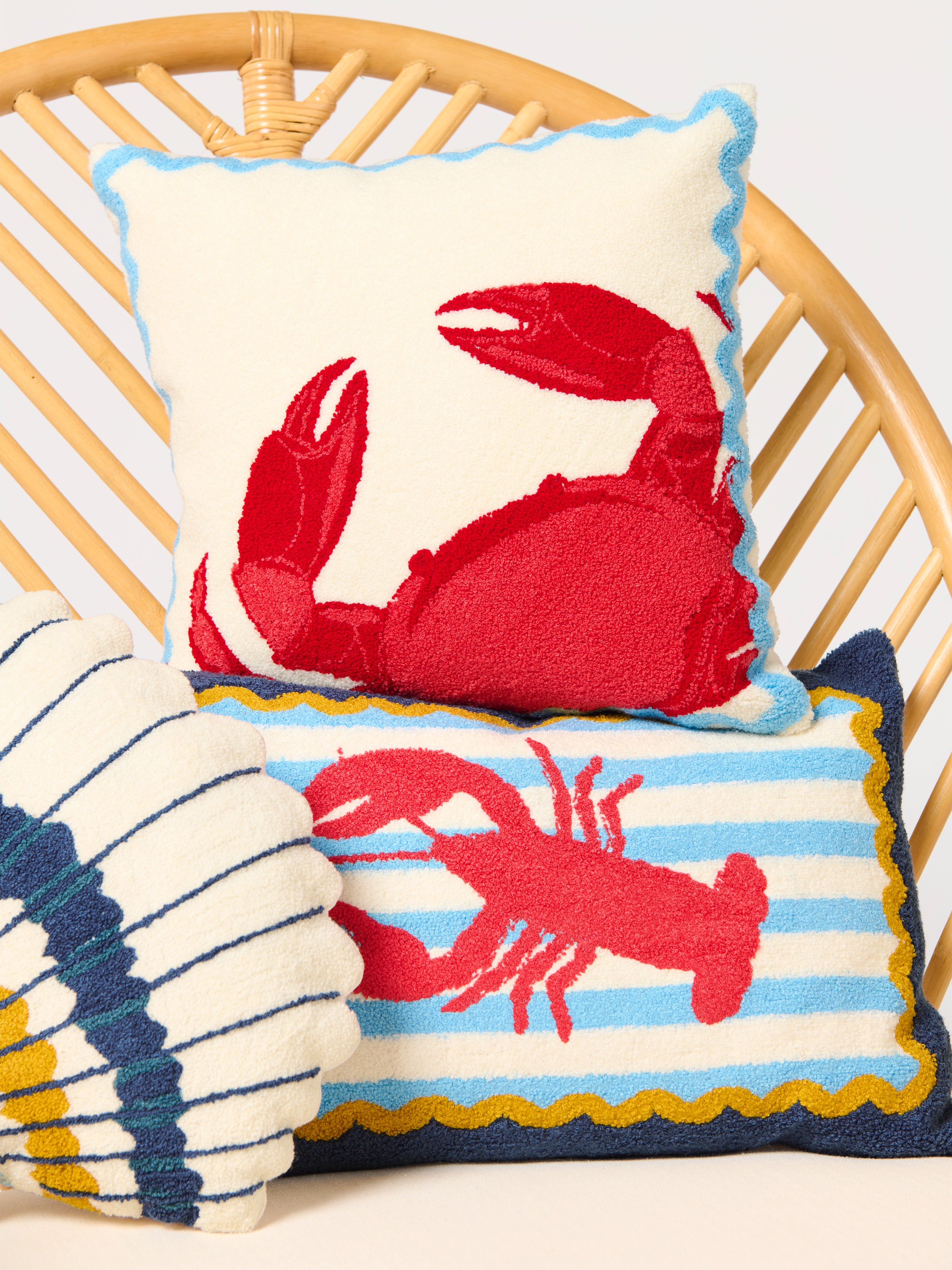 Shiraleah Lobster Pillow, Multi