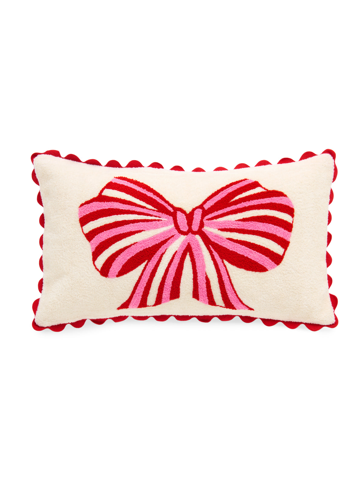 Shiraleah Bow Pillow, Ivory