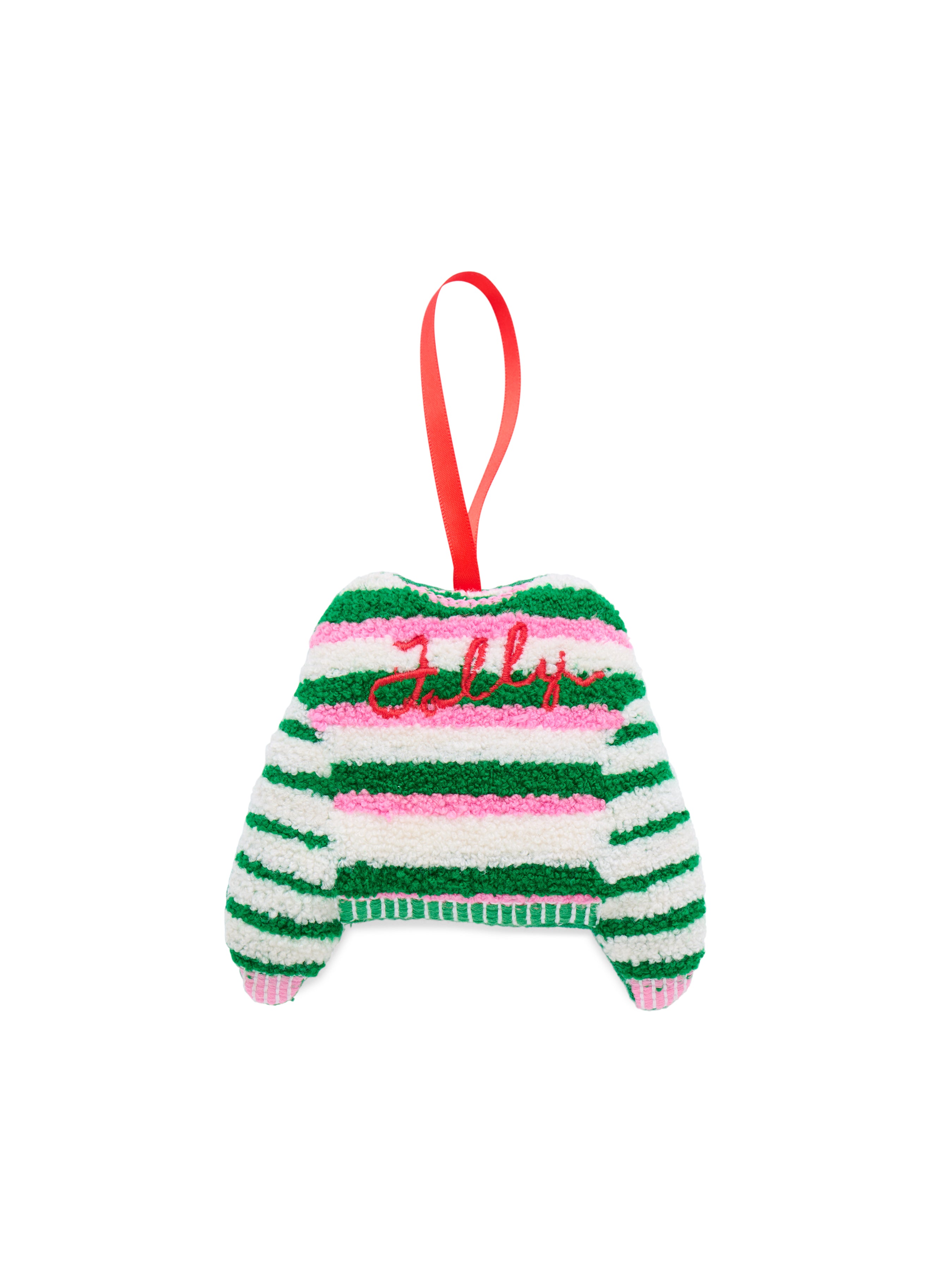 Shiraleah "Jolly" Sweater Ornament, Green