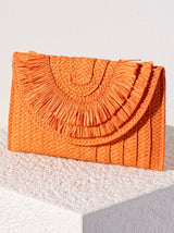 Accessorize with color this summer by carrying Shiraleah's Sarah Clutch. Made from woven paper straw with a chic flat envelope design, this bag makes an excellent companion for all your favorite summer activities. Pair with the Sarah Mini Tote or other items from the Shiraleah collection to complete your look!
