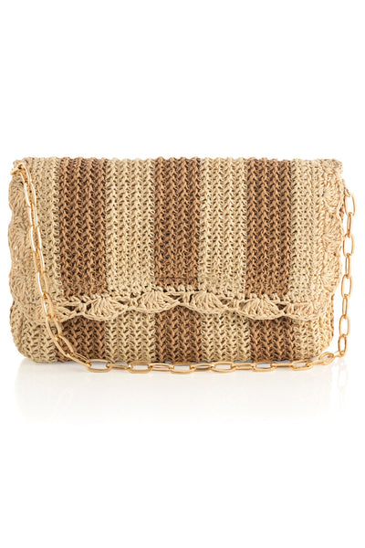 Shiraleah Sandy Shoulder Bag, Natural - FINAL SALE ONLY