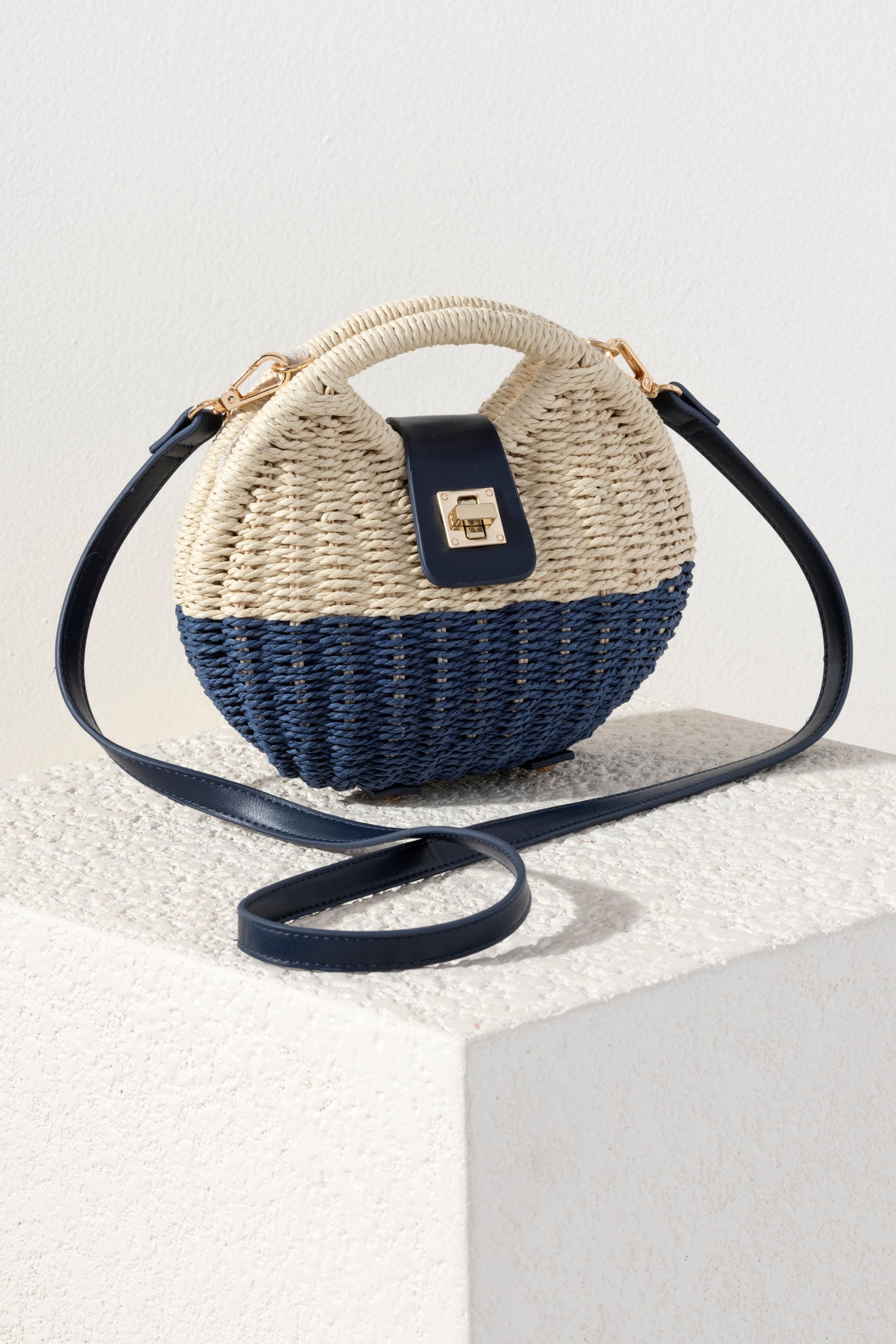 Shiraleah Giorgia Cross-Body Bag, Navy - FINAL SALE ONLY