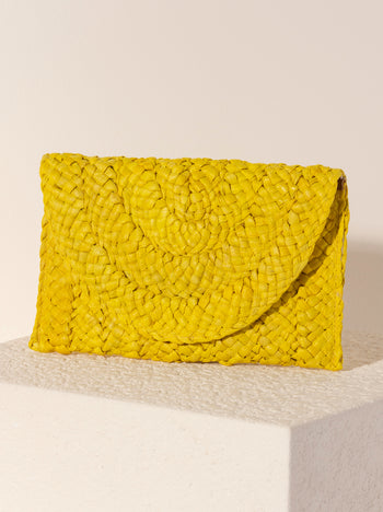 Shiraleah Simonetta Clutch, Yellow