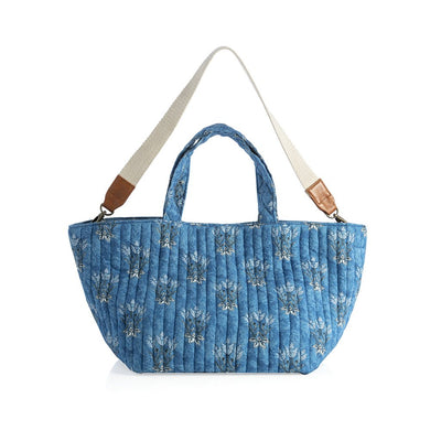 Shiraleah Liberty Top Handle Tote, Blue - FINAL SALE ONLY