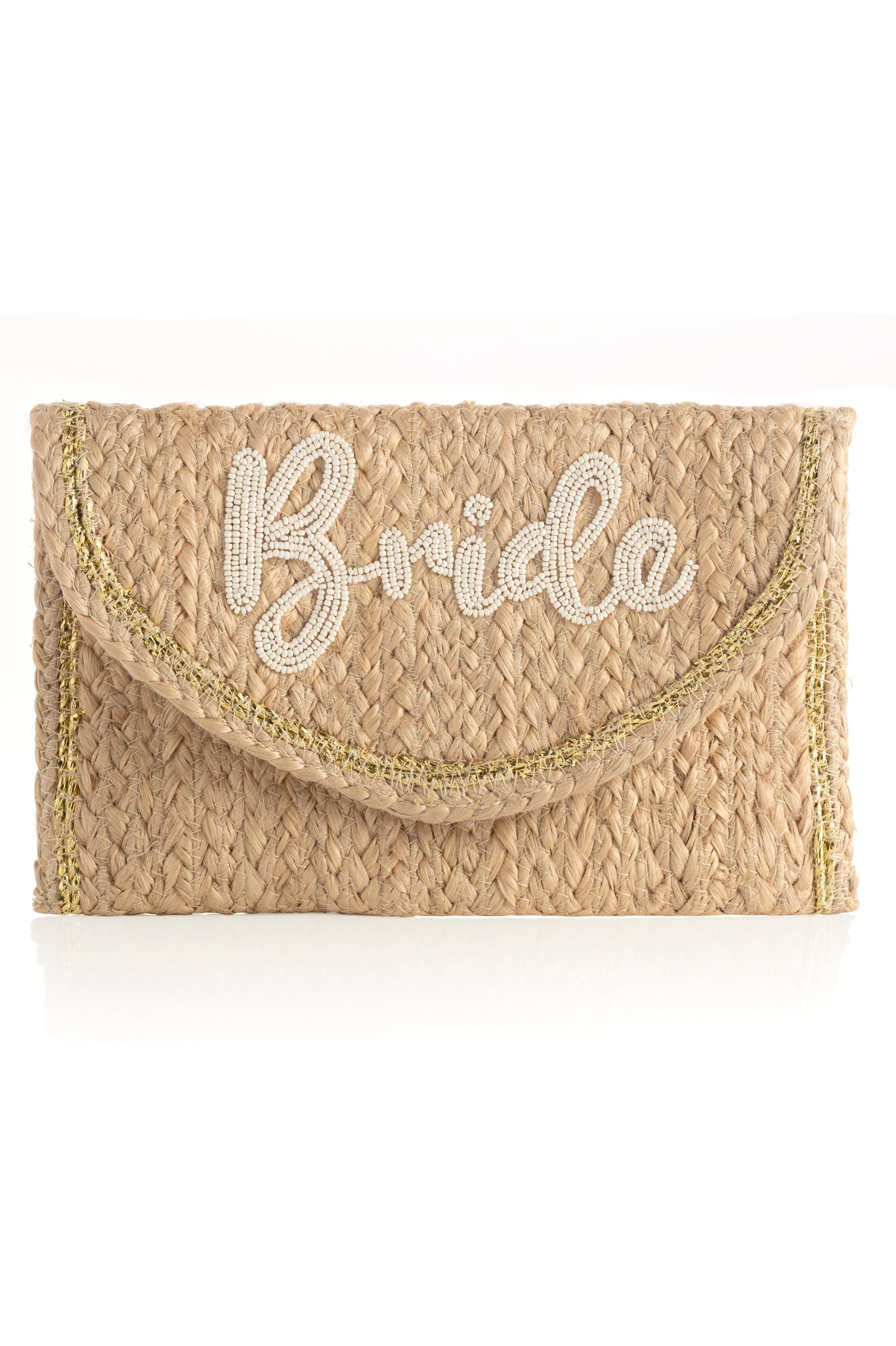 Shiraleah "Bride" Clutch, Natural