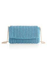 Shiraleah Danny Beaded Clutch, Turquoise - FINAL SALE ONLY