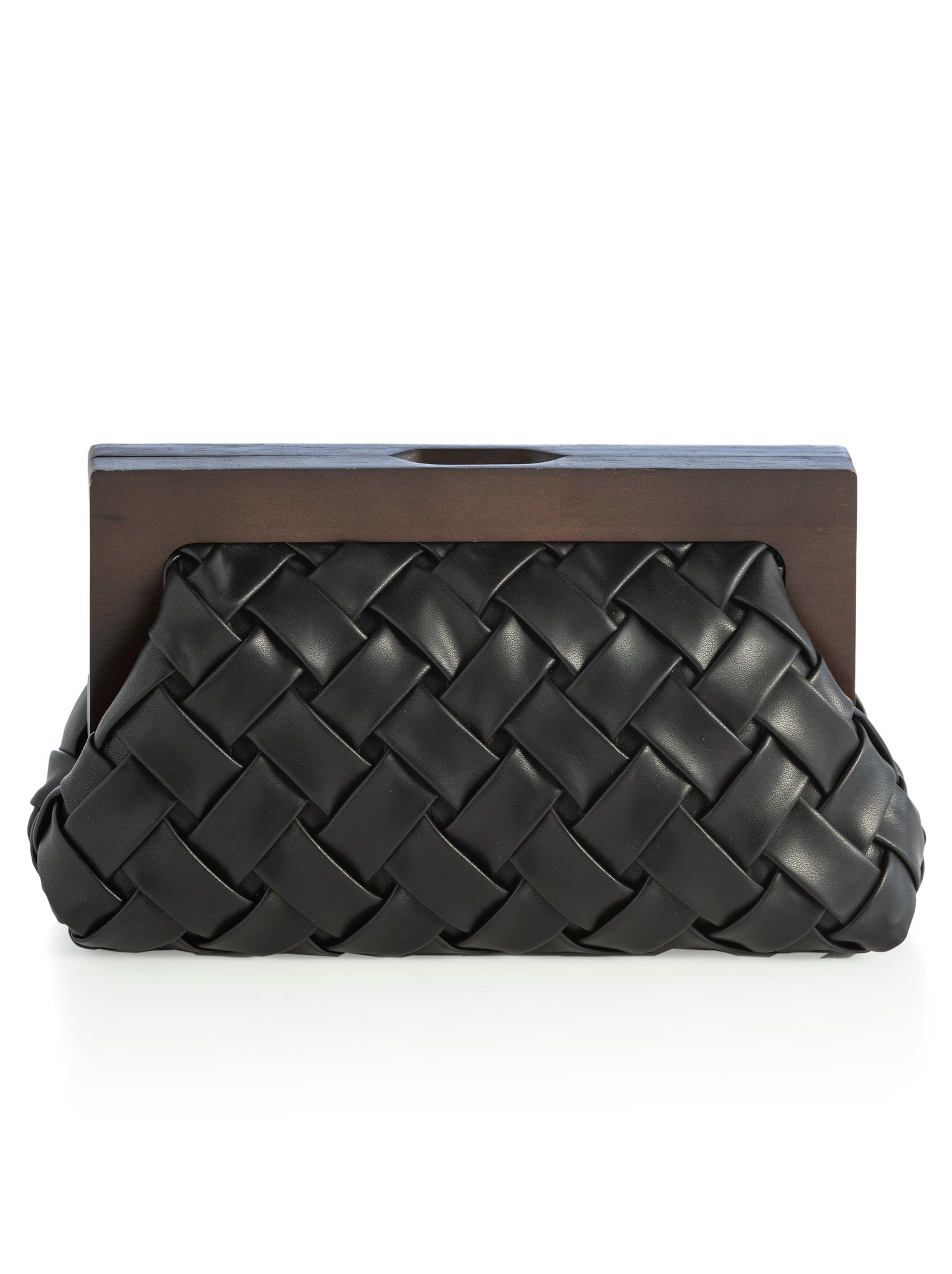 Shiraleah Charlotte Frame Clutch, Black