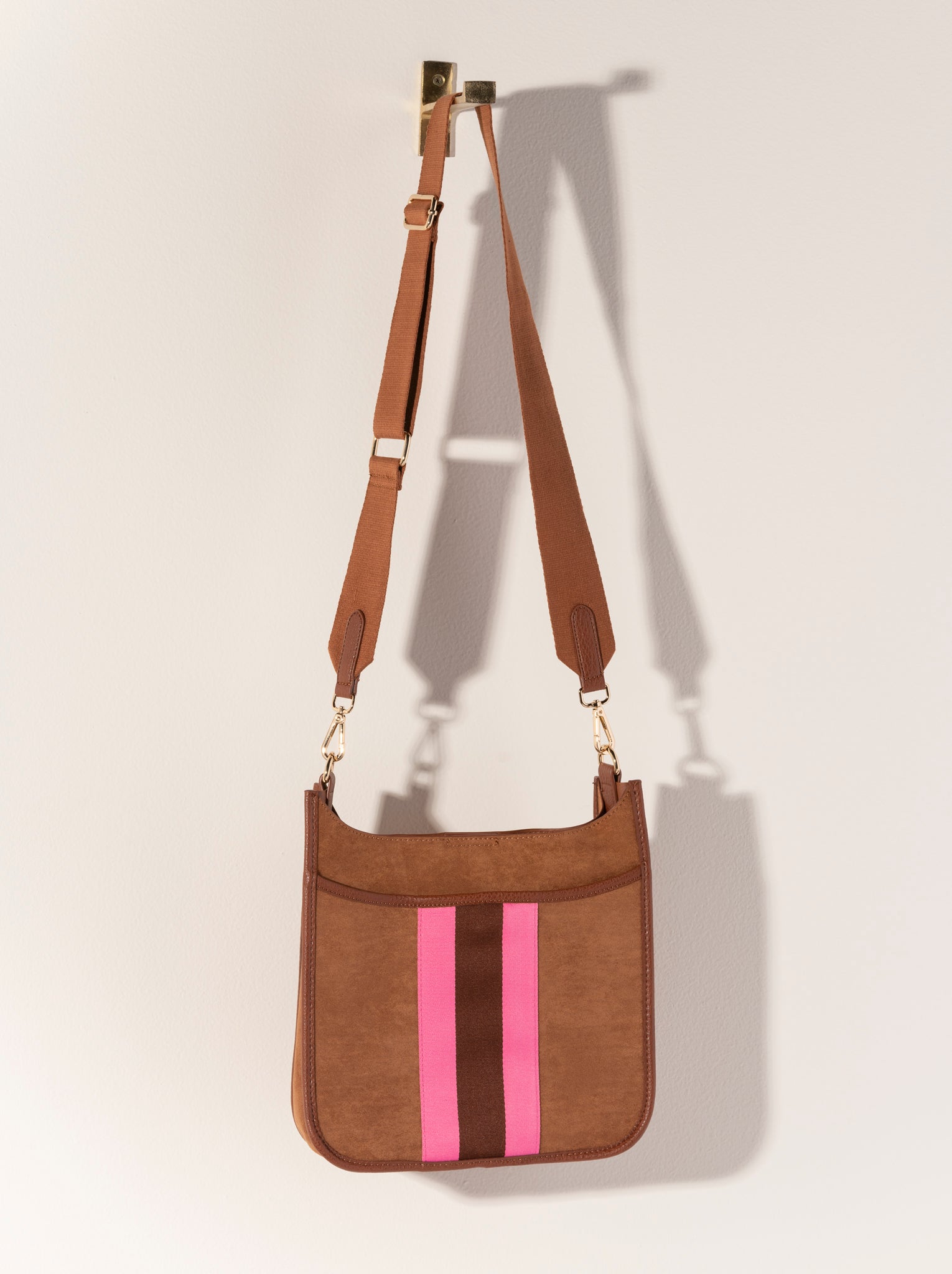 Shiraleah Blakely Cross-Body, Chocolate - FINAL SALE ONLY