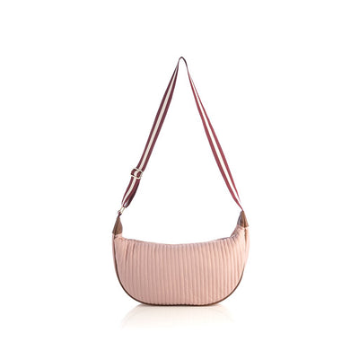 Shiraleah Ezra Quilted Nylon Large Cross-Body, Blush - FINAL SALE ONLY