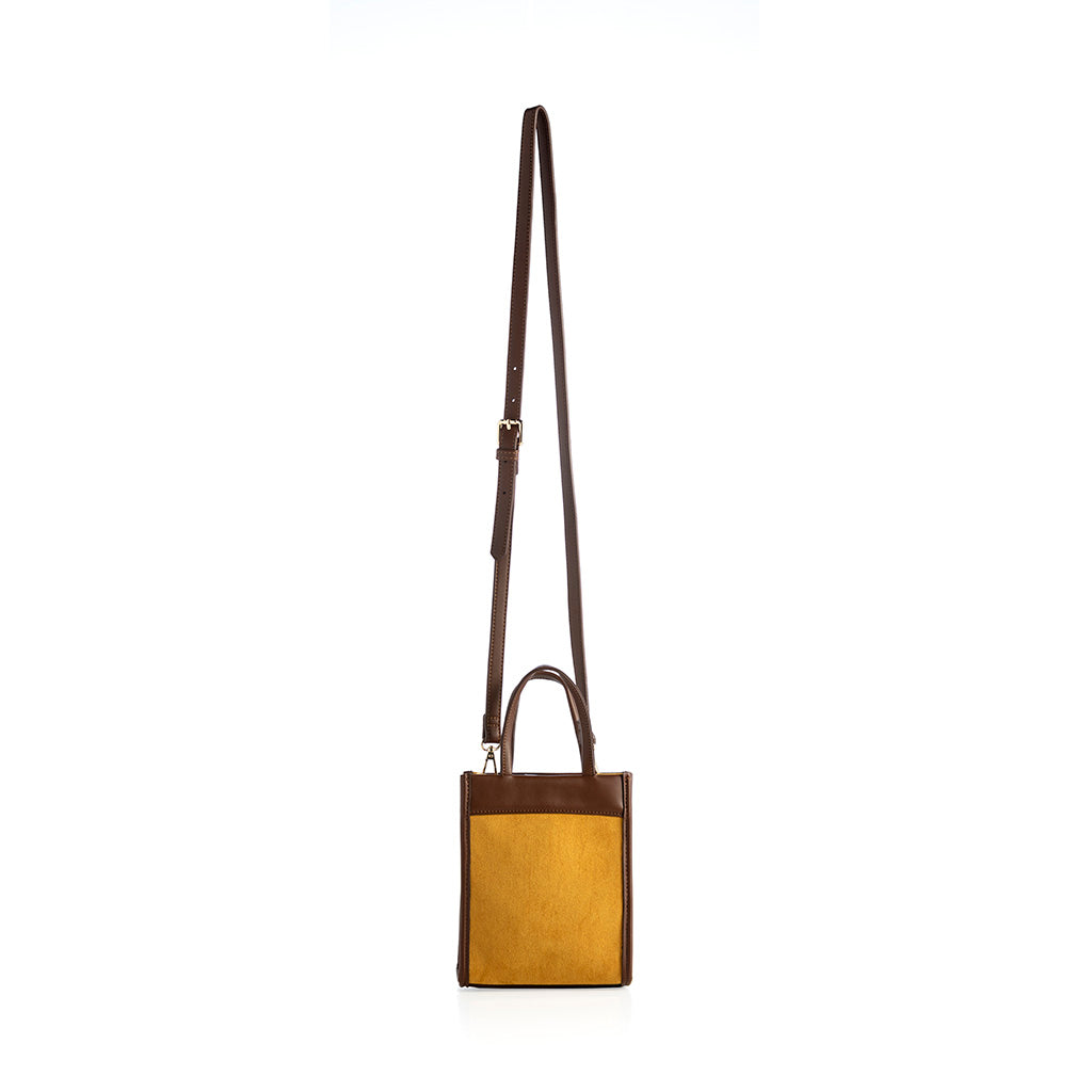 Shiraleah Nieves Mini Tote Cross-Body, Yellow - FINAL SALE ONLY