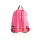 Shiraleah Ezra Quilted Nylon Backpack, Pink