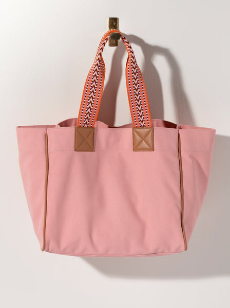 Shiraleah Lido Carryall Tote, Pink - FINAL SALE ONLY