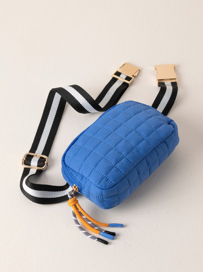 Soruka - Juliette Belt Bag, Blue Tassel