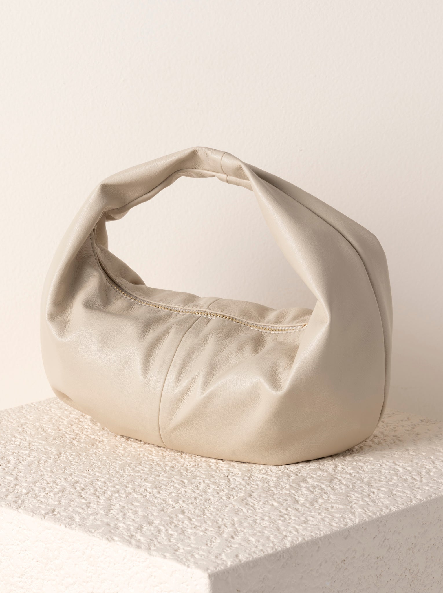 Shiraleah Milano Mini Hobo, Ivory