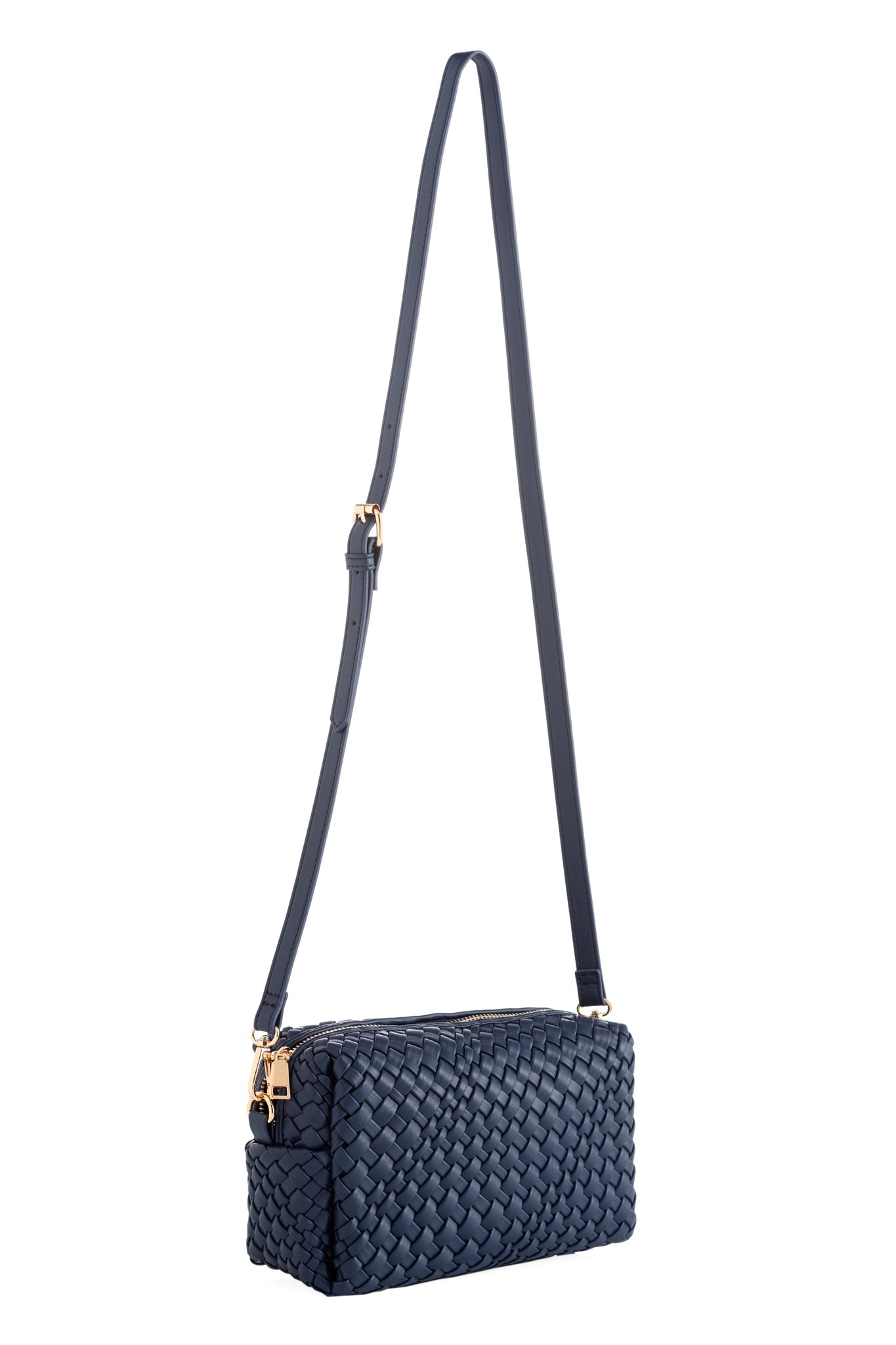 Shiraleah Blythe Boxy Cross-Body Bag, Navy