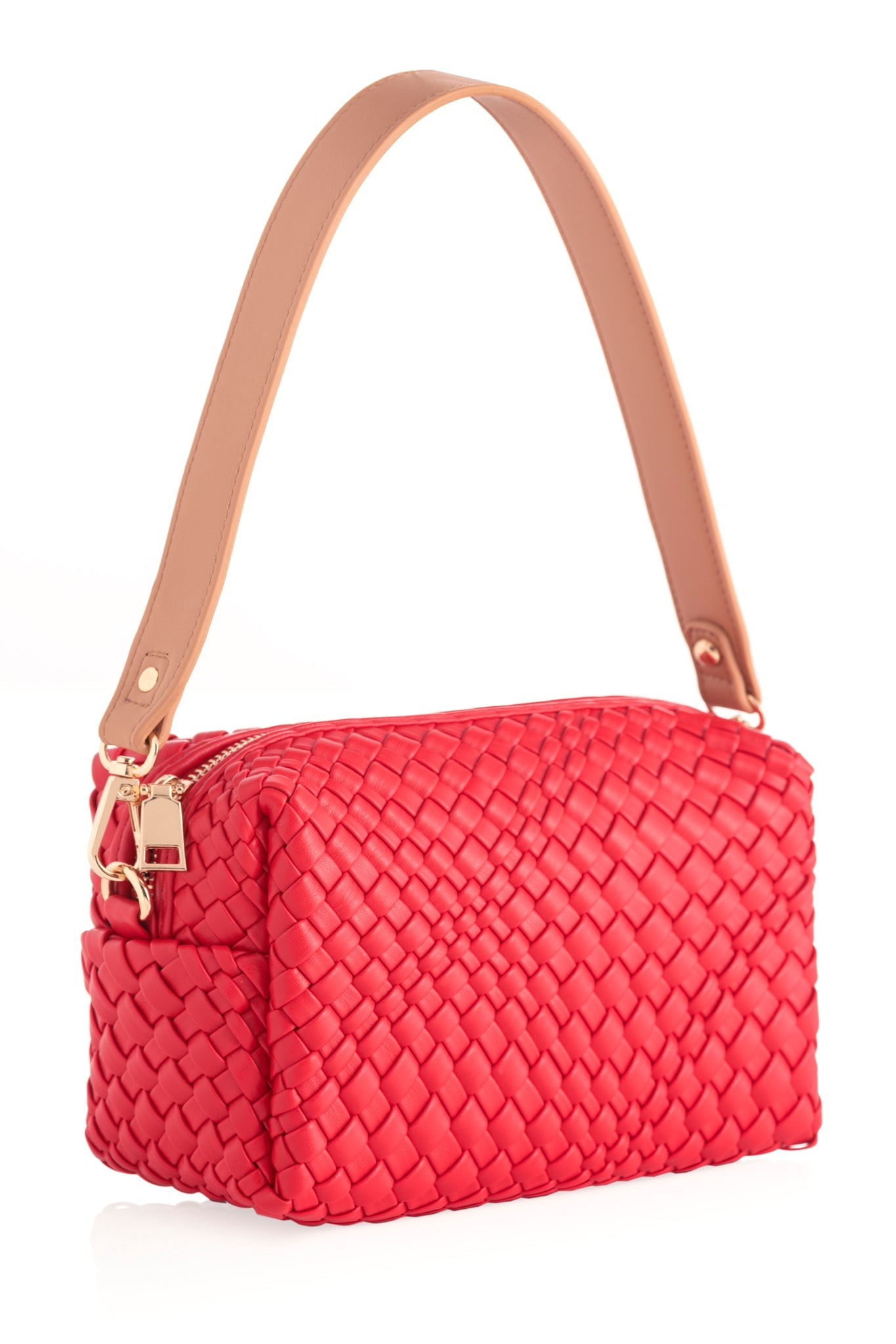 Shiraleah Blythe Boxy Cross-Body Bag, Red