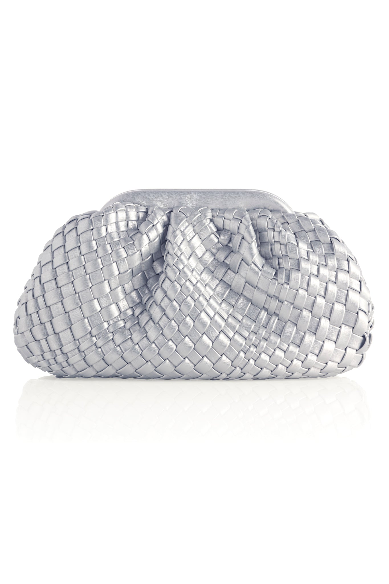 Shiraleah Blythe Clutch, Silver