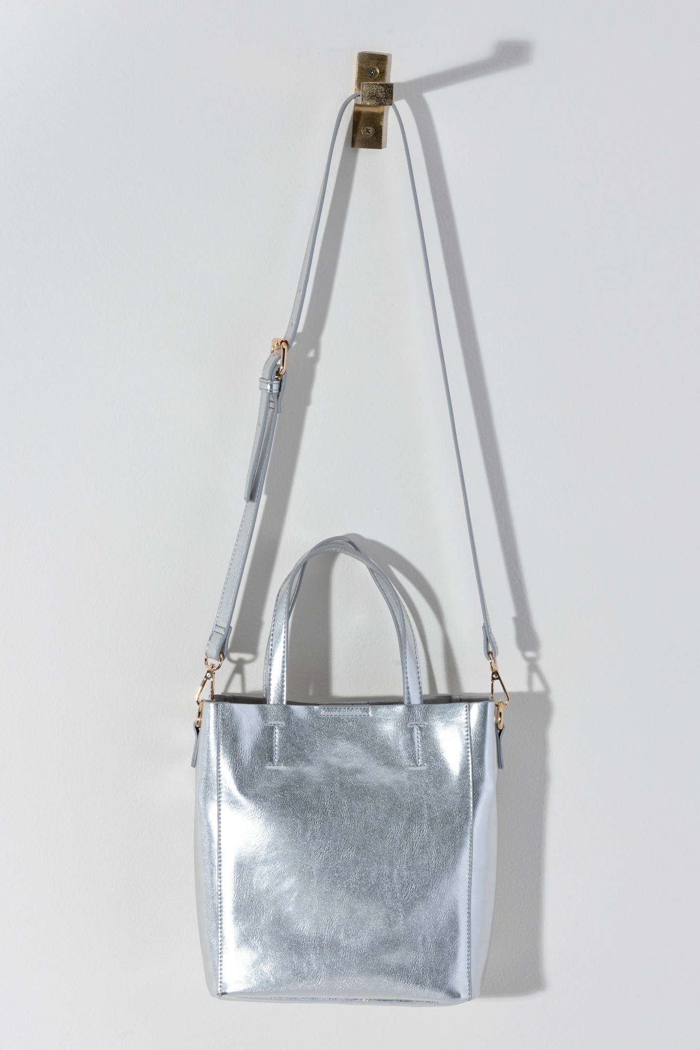 Shiraleah Maddie Mini Tote, Silver