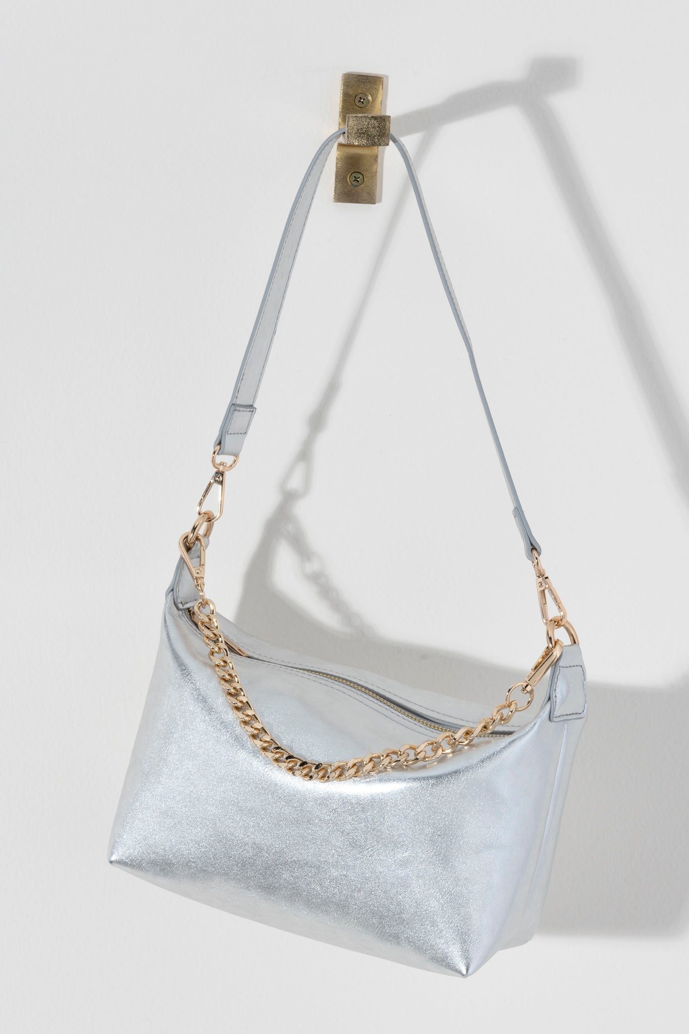 Shiraleah Maddie Shoulder Bag, Silver - FINAL SALE ONLY