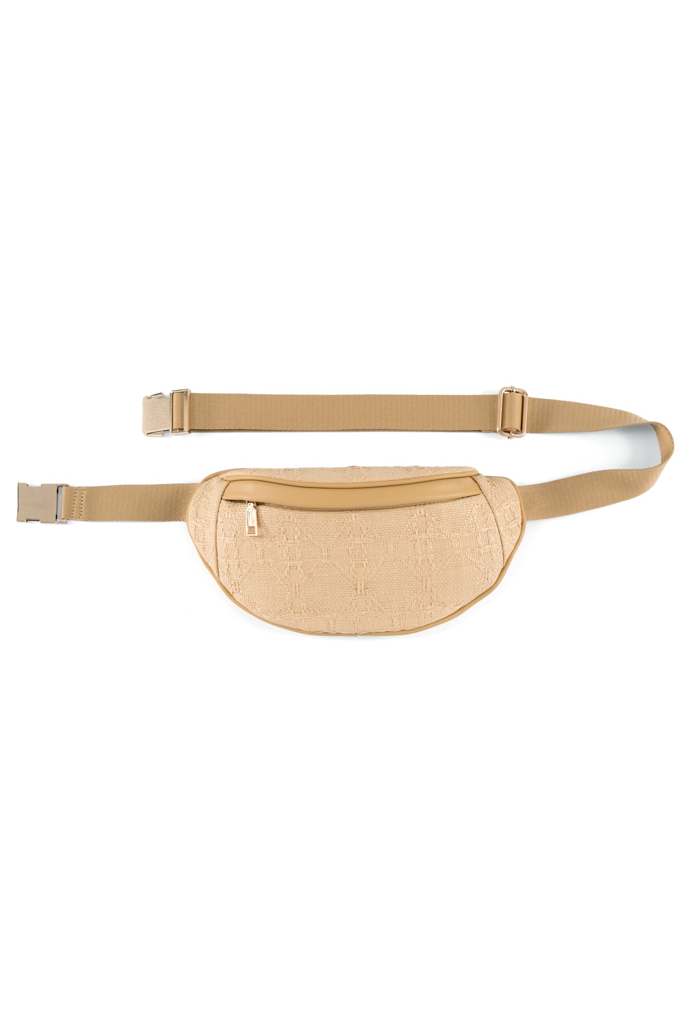 Shiraleah Adrienne Belt Bag, Straw - FINAL SALE ONLY