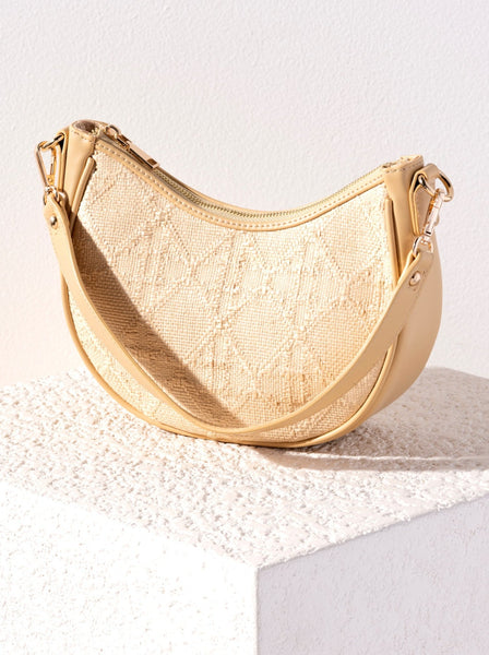 Shiraleah Adrienne Shoulder Bag, Straw - FINAL SALE ONLY