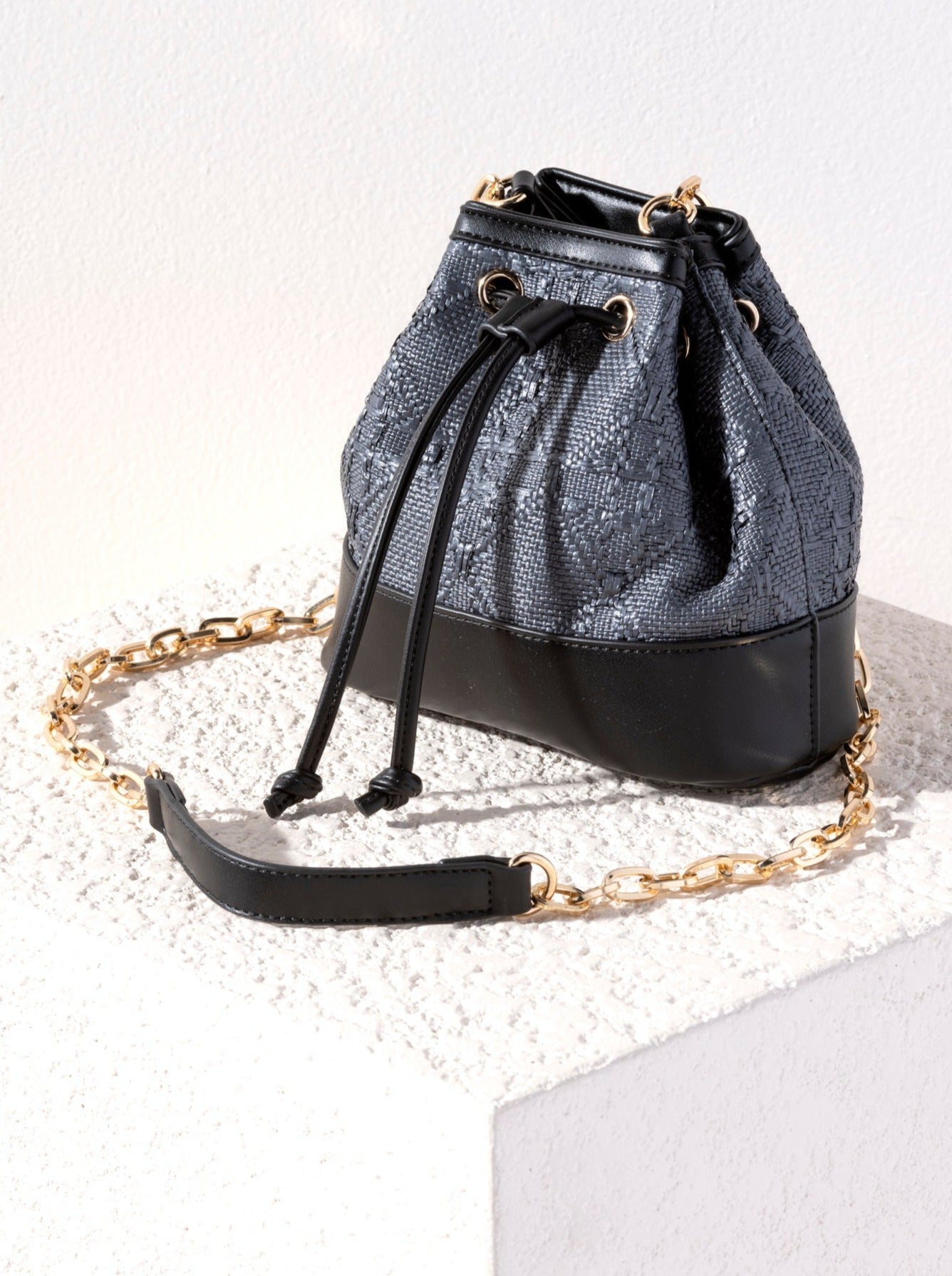 Shiraleah Adrienne Bucket Bag, Black - FINAL SALE ONLY