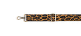 Leopard Guitar Strap,Brown