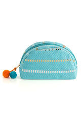 Shiraleah Zoe Zip Pouch, Turquoise - FINAL SALE ONLY