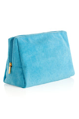 Shiraleah Sol Terry Zip Pouch, Turquoise