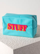 Shiraleah Joy "Stuff" Zip Pouch, Turquoise