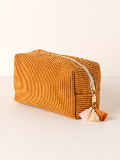 Shiraleah Roux Boxy Zip Pouch, Sunflower - FINAL SALE ONLY