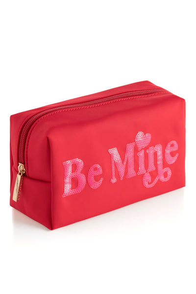 Shiraleah Cara "Be Mine" Zip Pouch, Red