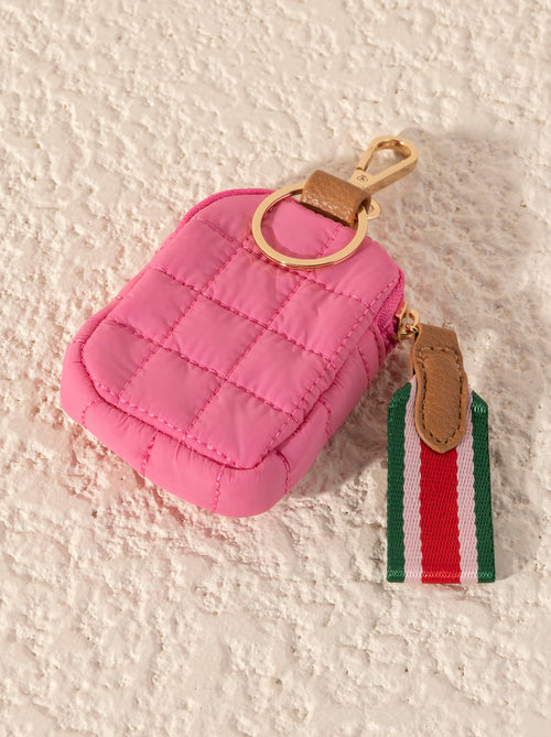 keychain pouch pink