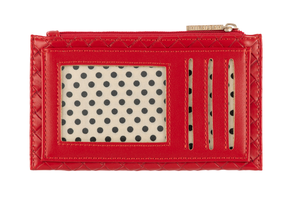 Shiraleah Frankie Card Case, Red