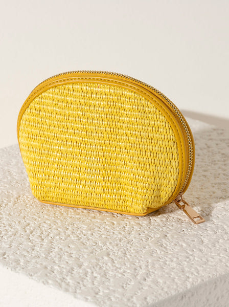 Shiraleah Amalfi Cosmetic Pouch, Yellow - FINAL SALE ONLY