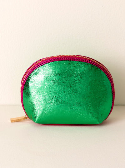 Shiraleah Skyler Cosmetic Pouch, Emerald - FINAL SALE ONLY