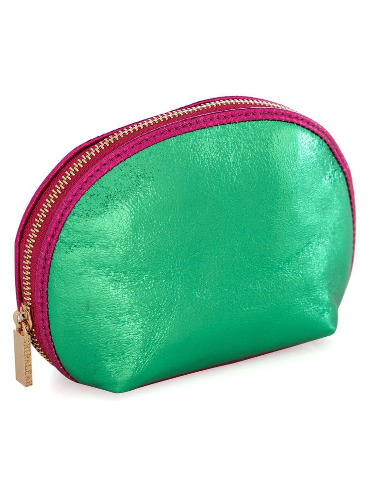 Shiraleah Skyler Cosmetic Pouch, Emerald - FINAL SALE ONLY