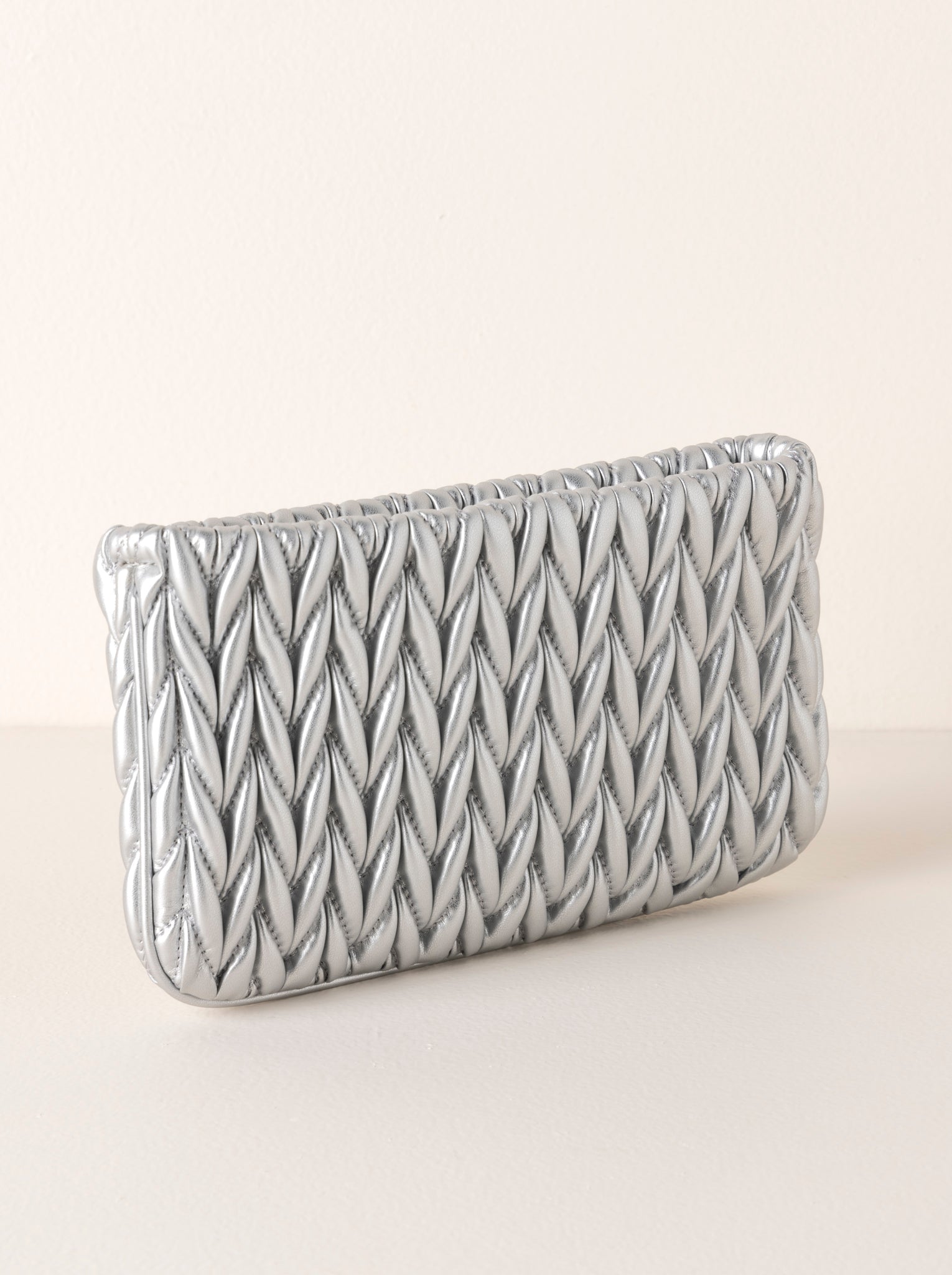 Shiraleah Jody Zip Pouch, Silver