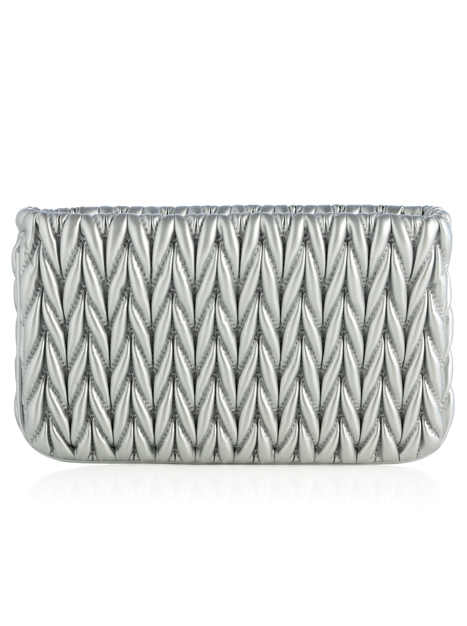 Shiraleah Jody Zip Pouch, Silver