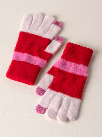 Shiraleah Hollis Touchscreen Gloves, Red - FINAL SALE ONLY