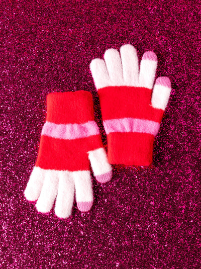 Shiraleah Hollis Touchscreen Gloves, Red - FINAL SALE ONLY