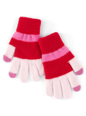 Shiraleah Holis Touchscreen Gloves, Red