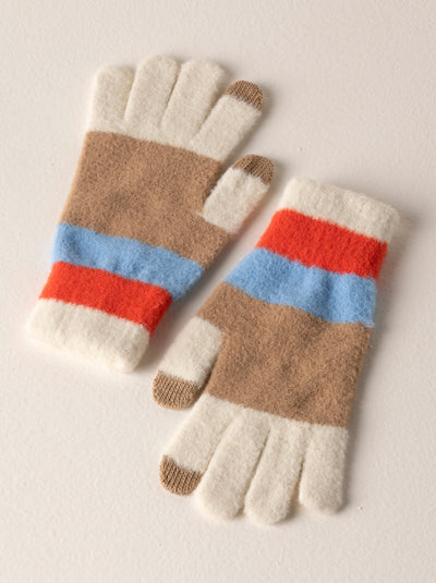 Shiraleah Hollis Touchscreen Gloves, Tan - FINAL SALE ONLY