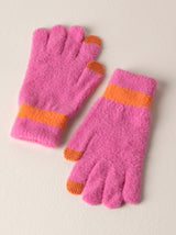 Shiraleah Ellis Touchscreen Gloves, Pink